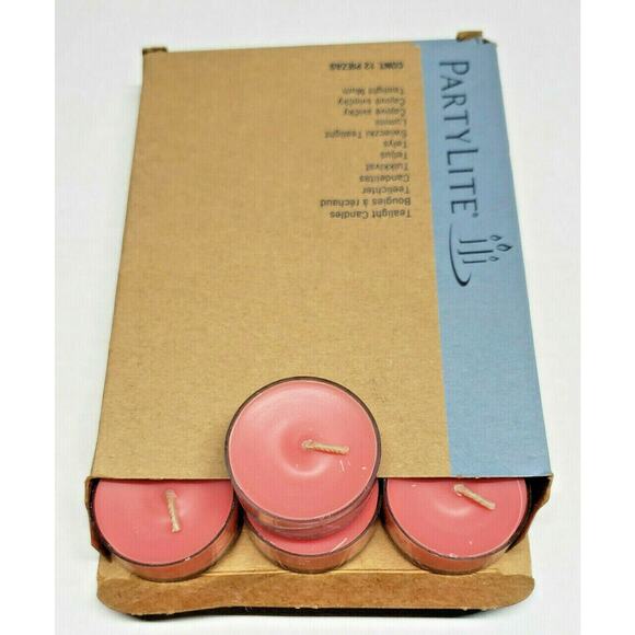 Vintage Partylite Tealight 12 Candles NOS "Be Happy" p1f/v04238 - Picture 1 of 3